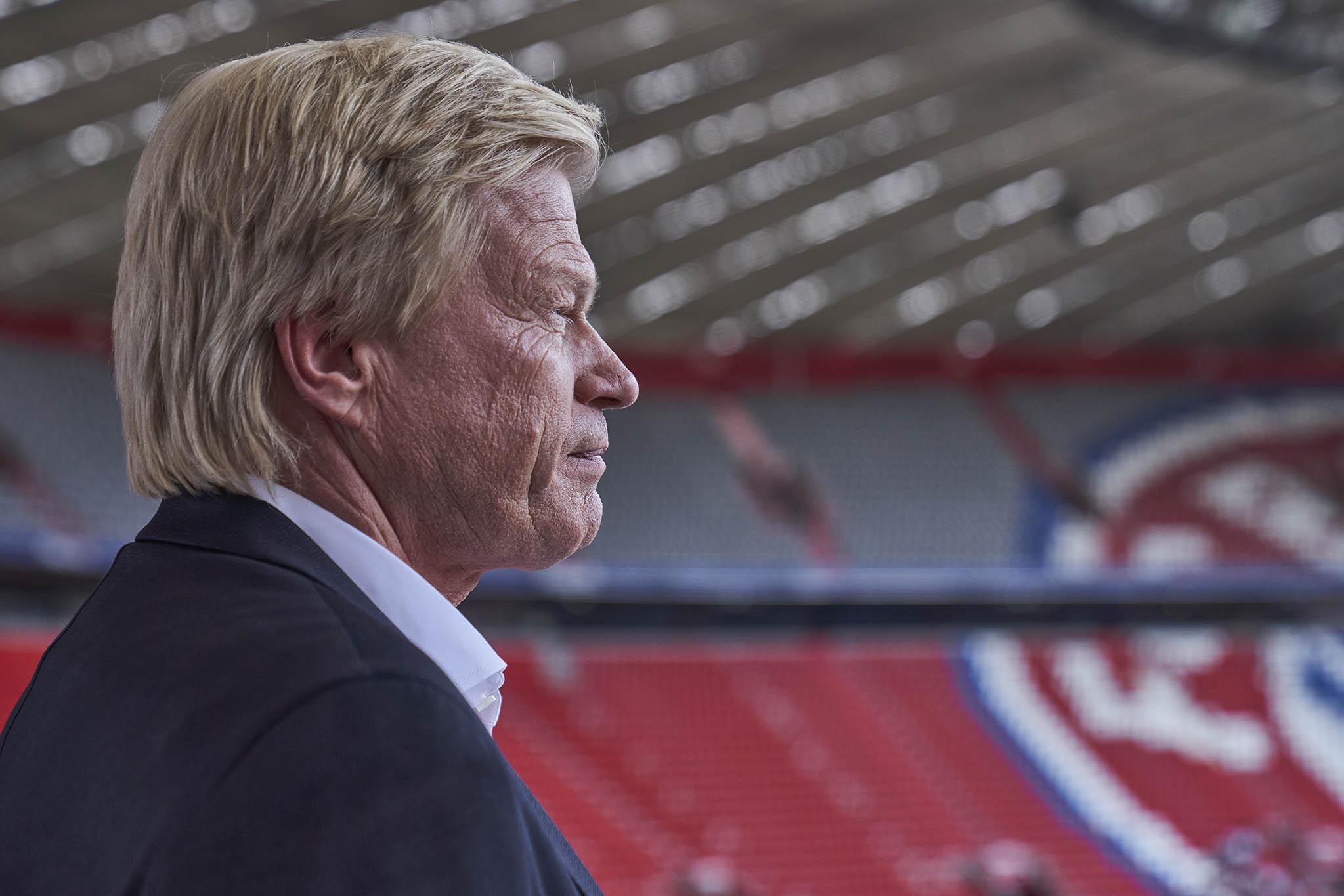 Portrait von Oliver Kahn,FC Bayern, für Einhell in Allianz Arena